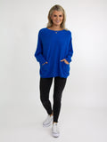Kate & Pippa Roma Knit Jumper In Blue-Kate & Pippa
