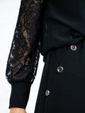 Kate & Pippa Sardinia Button Trousers In Black-Kate & Pippa