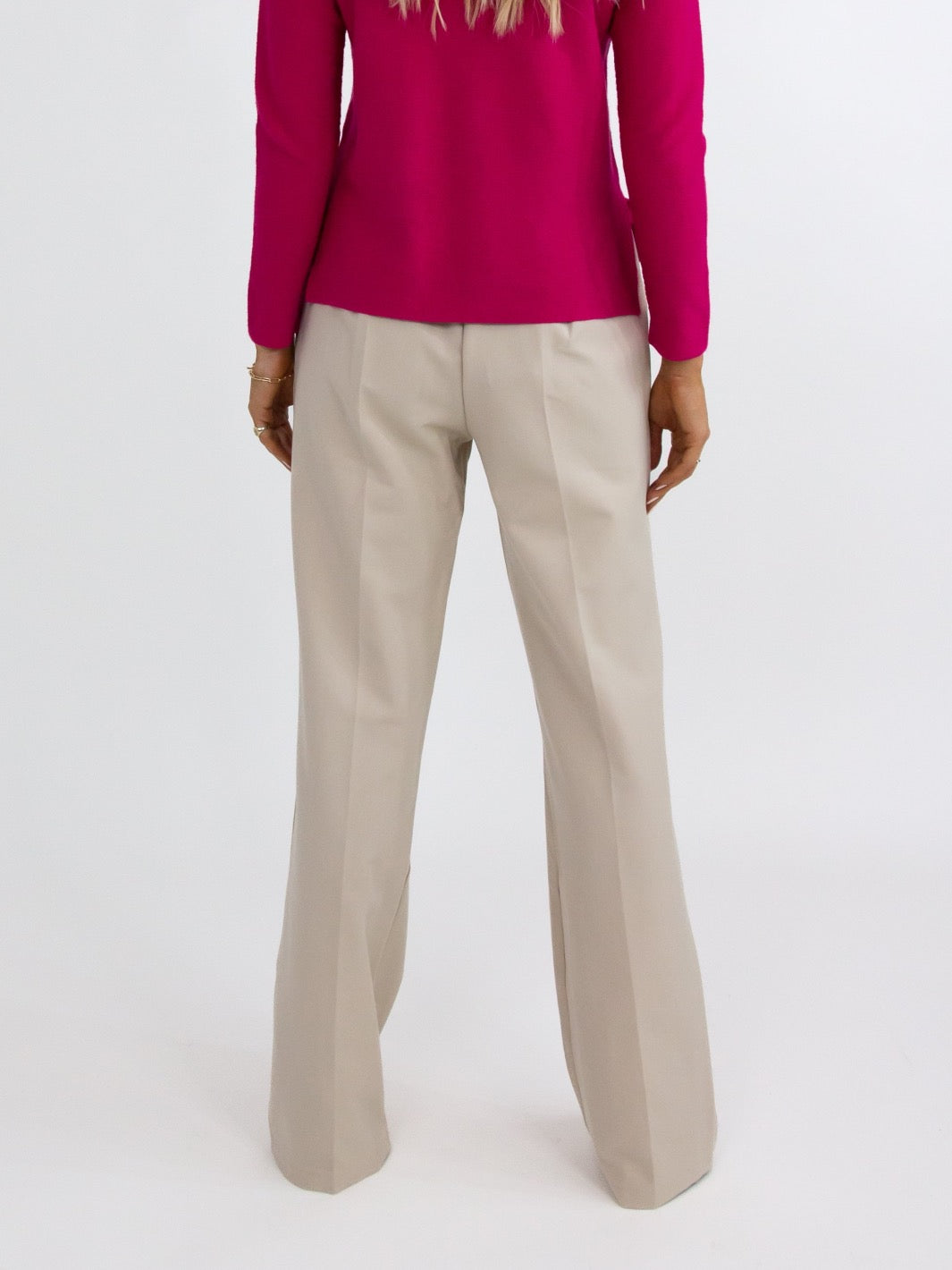 Kate & Pippa Sardinia Button Trousers In Butter-Kate & Pippa