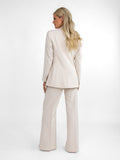 Kate & Pippa Sassari Blazer In Cream-Kate & Pippa