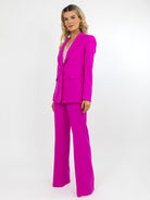Kate & Pippa Sassari Blazer In Fuchsia Pink-Nicola Ross