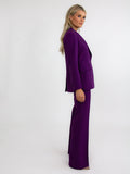 Kate & Pippa Sassari Blazer In Purple-Kate & Pippa