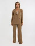 Kate & Pippa Sassari Blazer In Tan-Kate & Pippa