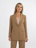 Kate & Pippa Sassari Blazer In Tan-Kate & Pippa