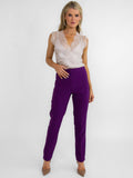 Kate & Pippa Sorrento Trousers In Purple-Kate & Pippa