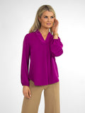 Kate & Pippa Torino Blouse In Plum-Kate & Pippa