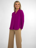 Kate & Pippa Torino Blouse In Plum-Kate & Pippa
