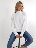 Kate & Pippa Verona Knit Jumper In White-Kate & Pippa